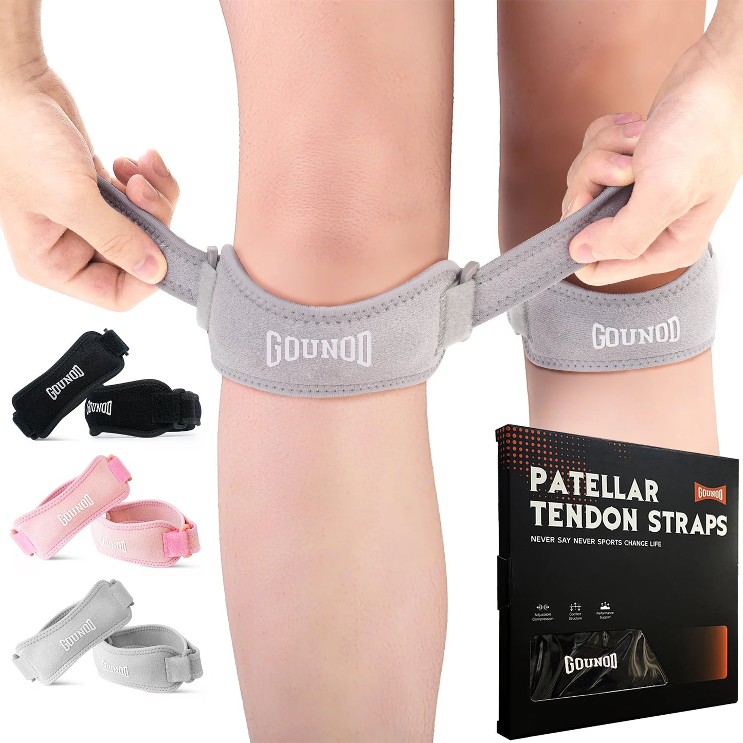 2PC/1Pair GOUNOD Patella Knee Straps