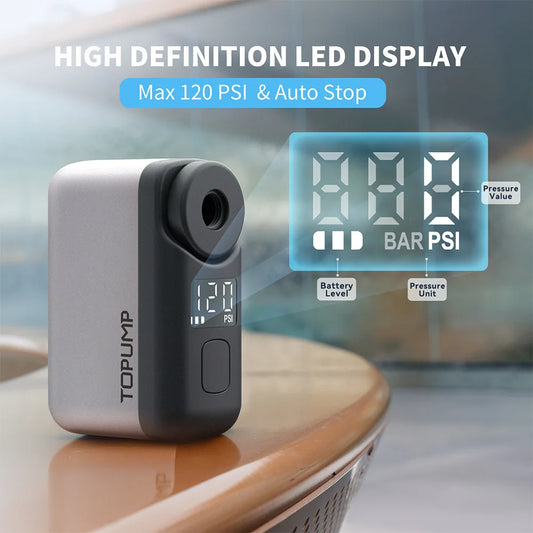 Mini Portable Pump for Bike cordless charger