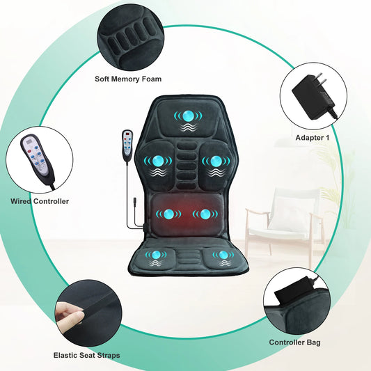 Massage Seat Cushion With Heating, Full Body massage
