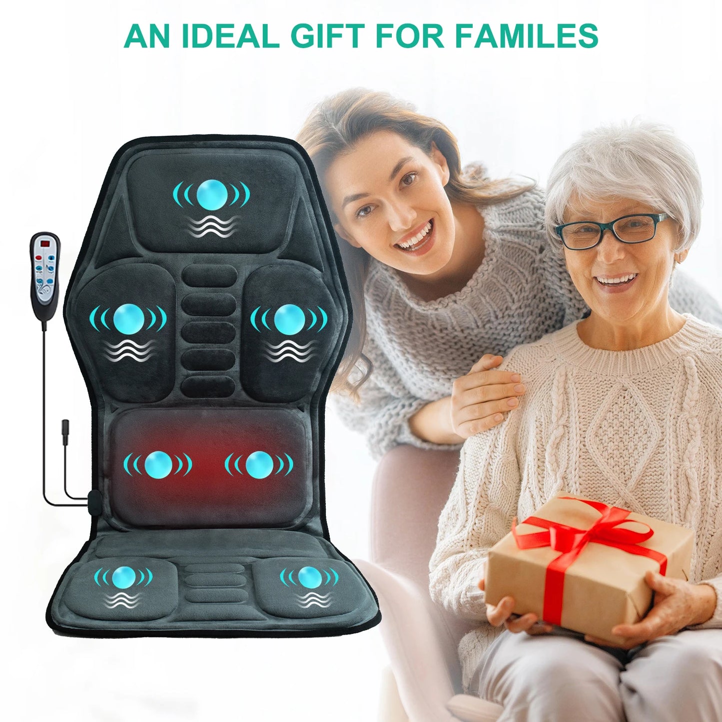 Massage Seat Cushion With Heating, Full Body massage