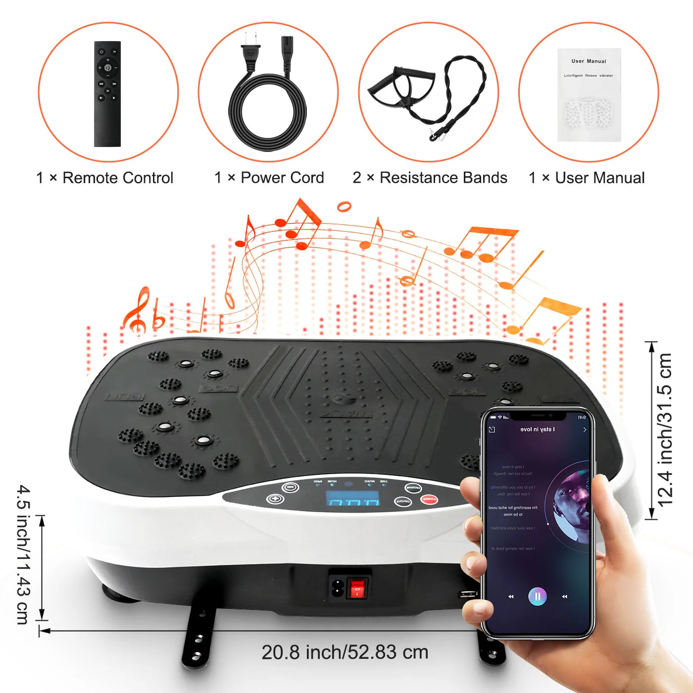 Vibration Plate Machine Portable Fat-Burning