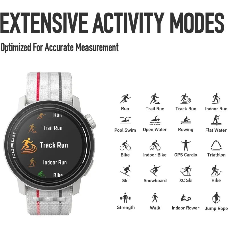 Sport Watch GPS, Lightweight, Heart Rate, Navigation