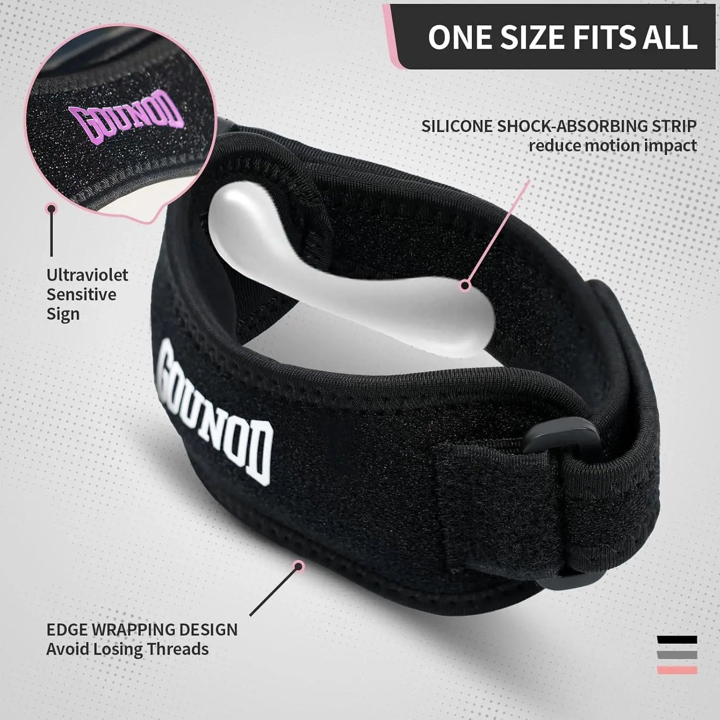 2PC/1Pair GOUNOD Patella Knee Straps