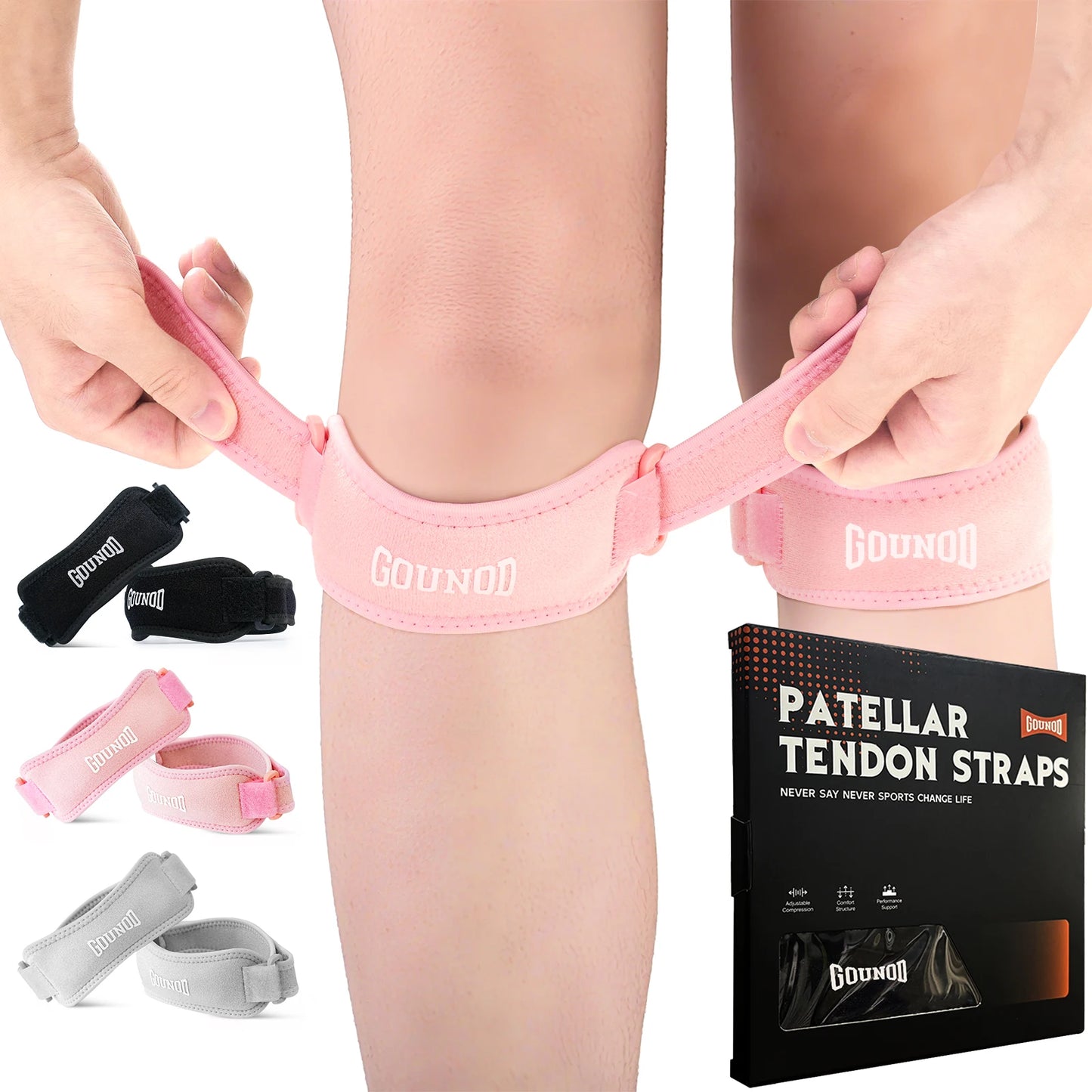 2PC/1Pair GOUNOD Patella Knee Straps
