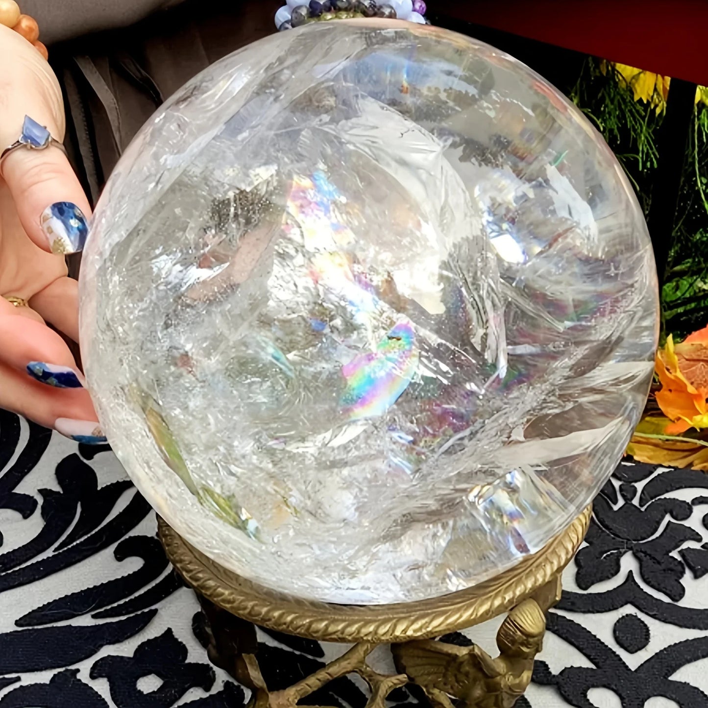 Large Elegant Clear Quartz Crystal