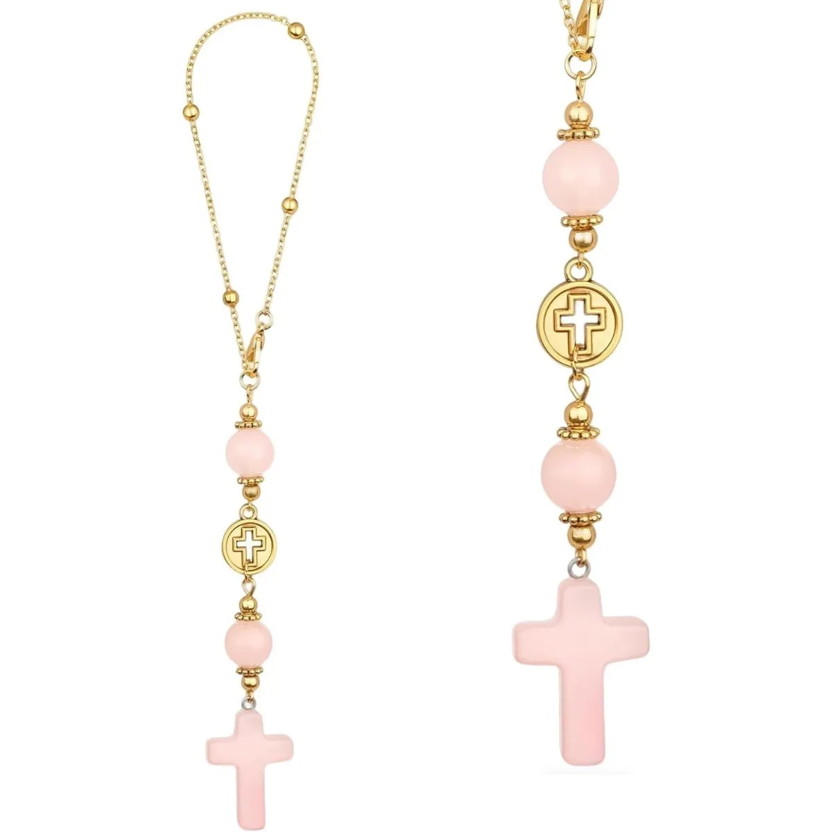 Cross Crystal Car Charm,  Crystal Protection