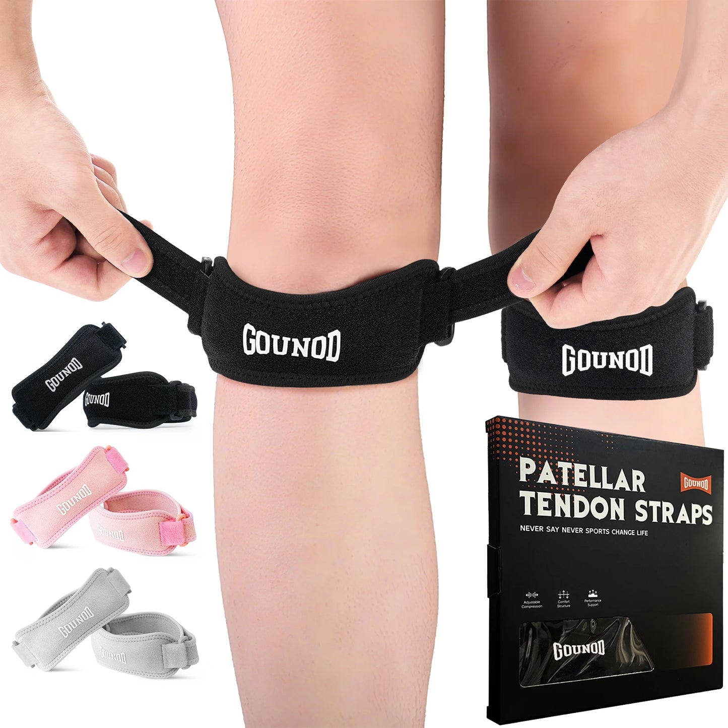 2PC/1Pair GOUNOD Patella Knee Straps