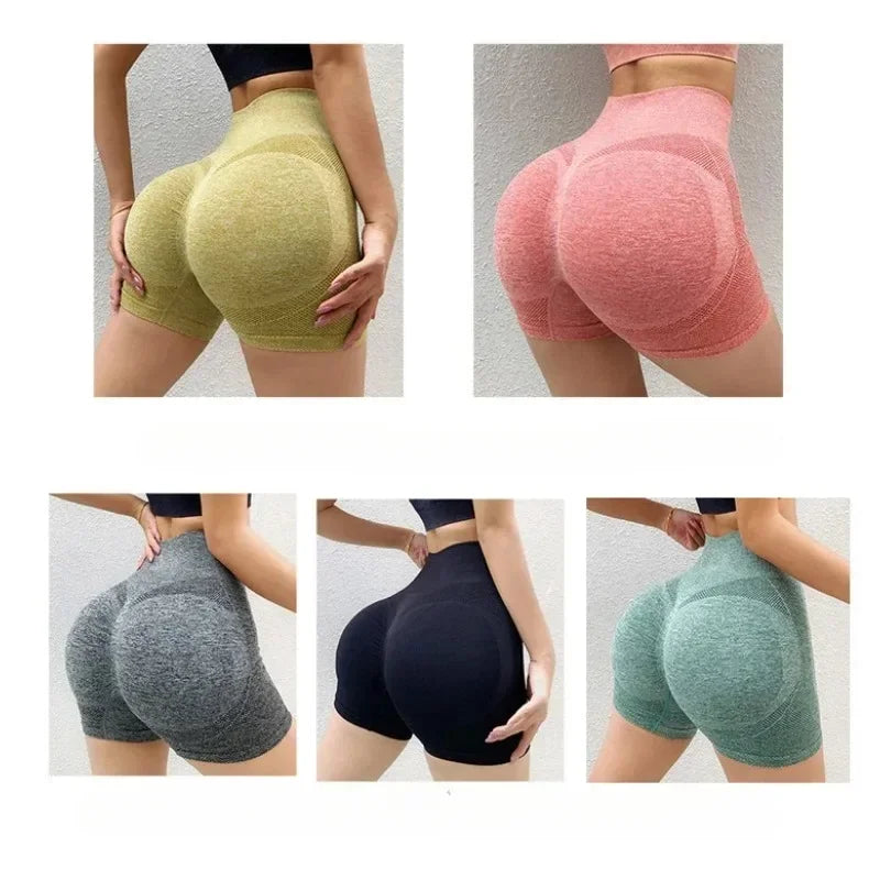 Women Yoga Shorts High Waist Workout Shorts