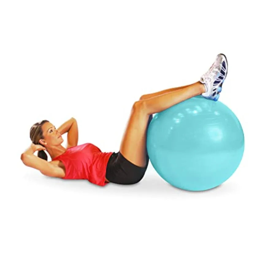 Fitness Stability Ball Exercise Ball, 65cm, Teal
