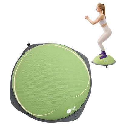 Balancing half ball trainer for core and stability/BOSU