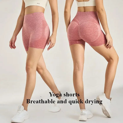 Women Yoga Shorts High Waist Workout Shorts