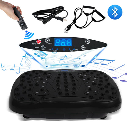 Vibration Plate Exercise Machine  with Resistance Bands/remote