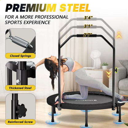 Rebounder Trampoline for Adults, foldable