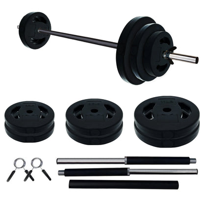 Adjustable Barbell Disk Free Weights Strength Training