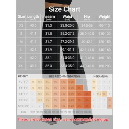 YEOREO Straight Leg Workout Leggings Hidden Scrunch