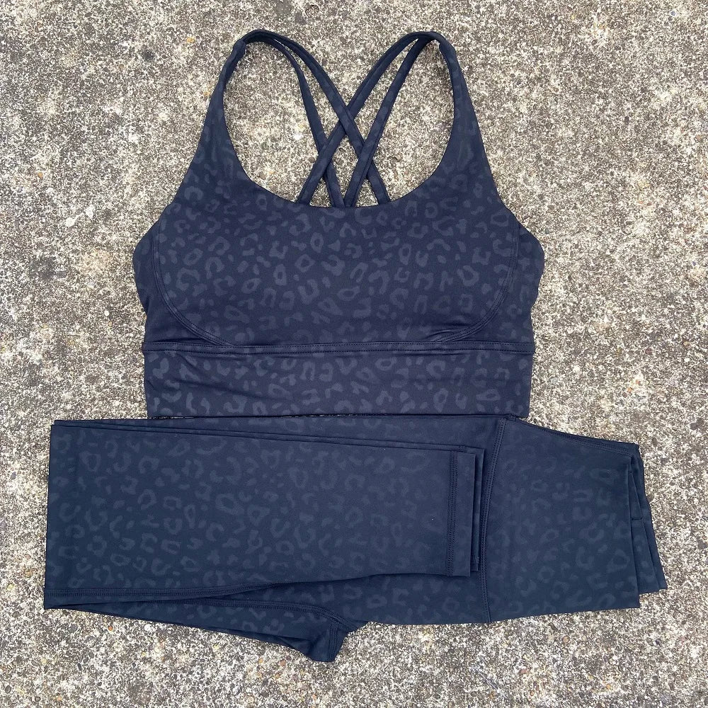 High Waist Yoga Legging set-2 pc