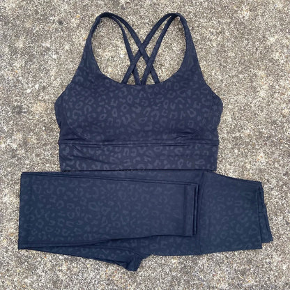High Waist Yoga Legging set-2 pc