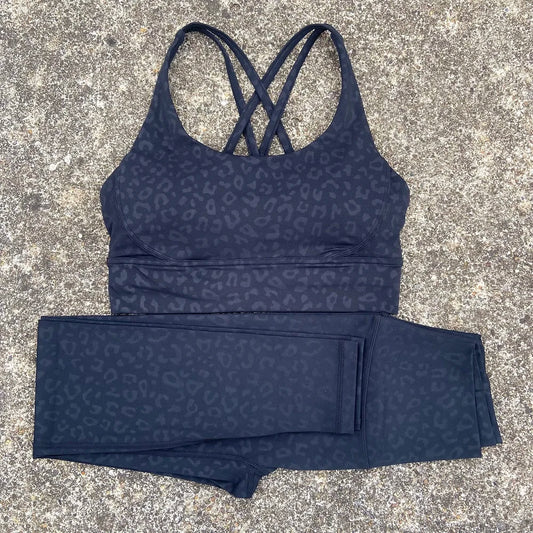 High Waist Yoga Legging set-2 pc