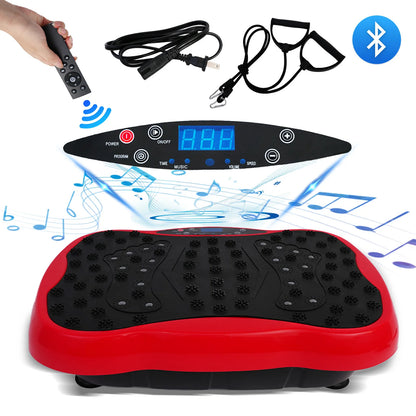 Vibration Plate Exercise Machine  with Resistance Bands/remote