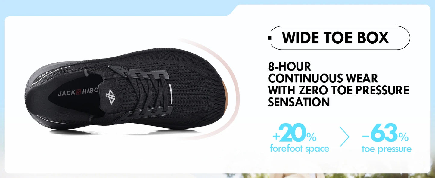 Women's Wide Toe Box Slip-On Sneakers Arch Support