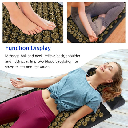 Lotus Spike Mat Acupuncture Massage Cushion