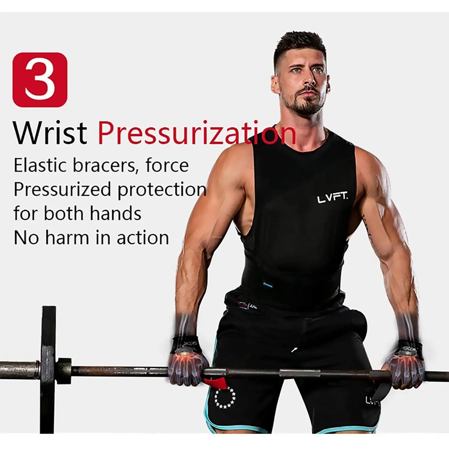 Weightlifting Wrist Straps Strength Training