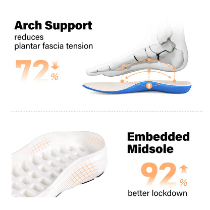 Women's Wide Toe Box Slip-On Sneakers Arch Support
