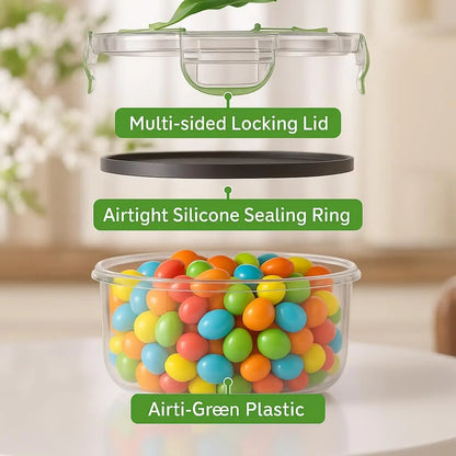 50 Pcs Large Food Storage Containers with Lids Microwave Safe