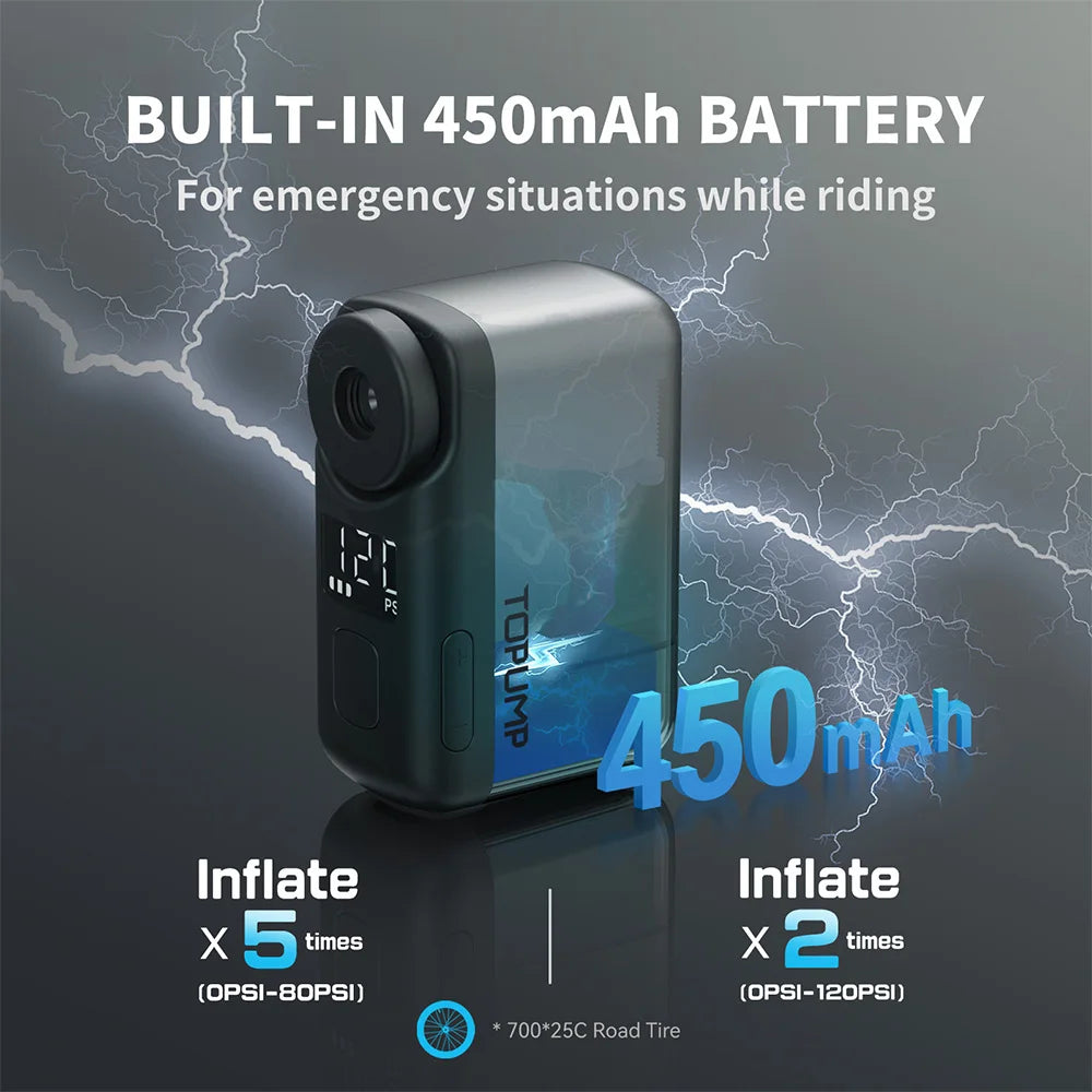 Mini Portable Pump for Bike cordless charger