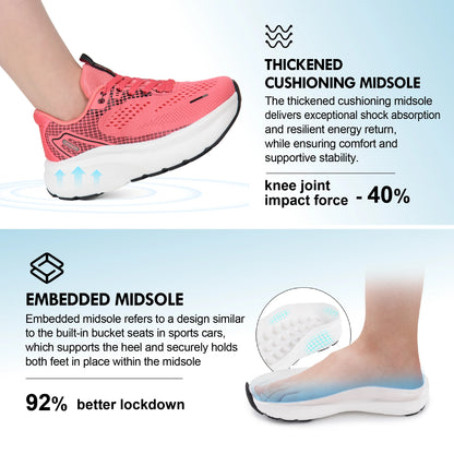 Wide Toe Box Shoes Women Arch Support Wide Sneakers