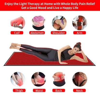 Red Light Mat Full Body 63" x 23.6"