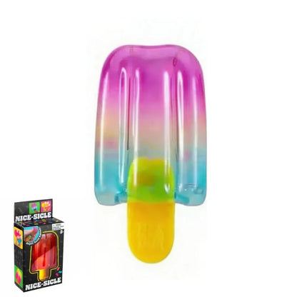 2026 New NeeDoh Nice-Sicle Popsicle Squeeze Toy, Gradient Color Super Solid Squish Stress Relief Fidget Toy for Kids Adults