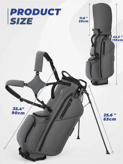 Golf Stand Bag, Lightweight with 7 Way Full-Length Dividers