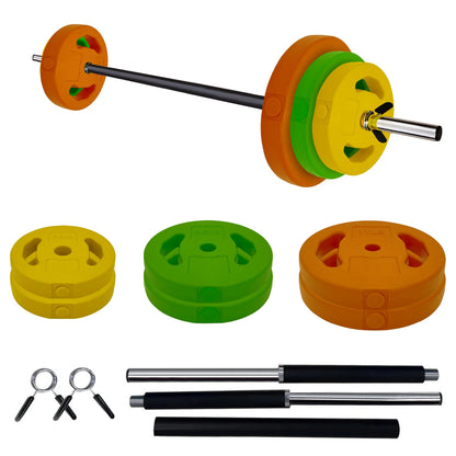 Adjustable Barbell Disk Free Weights Strength Training