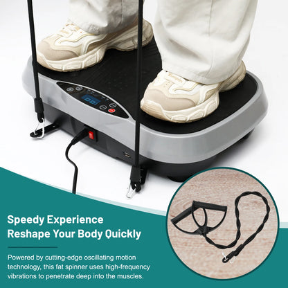 Vibration Plate Exercise Machine Fat-Burning Home Fitness