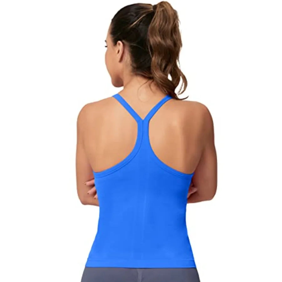 MathCat Workout Tank Tops for Women with Built in Bra