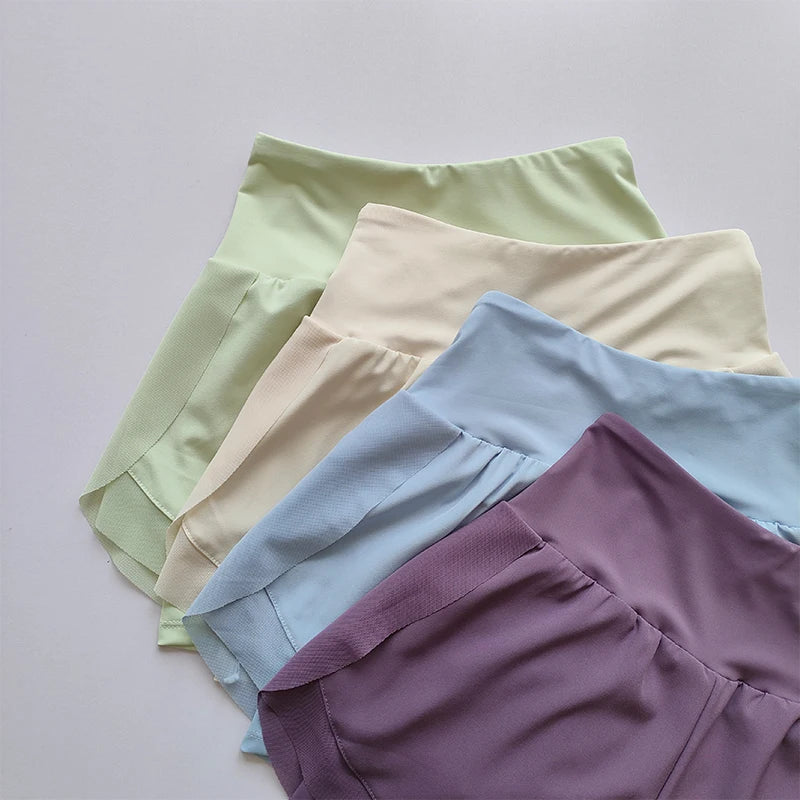 Women's Shorts Mesh 2 In 1 athletic Shorts