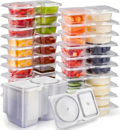 20Pcs Reusable Snack Containers with Lids