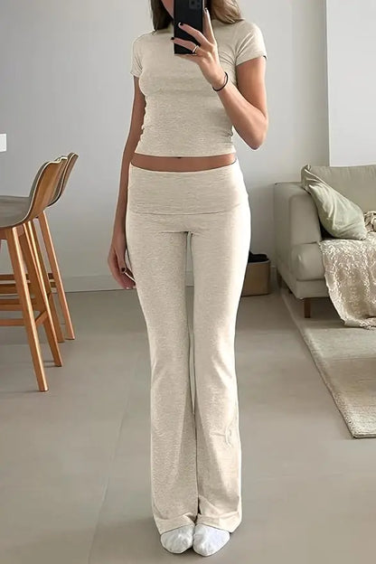 Women's two-piece sports leisure yoga set