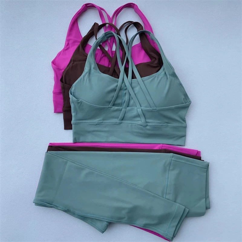 High Waist Yoga Legging set-2 pc