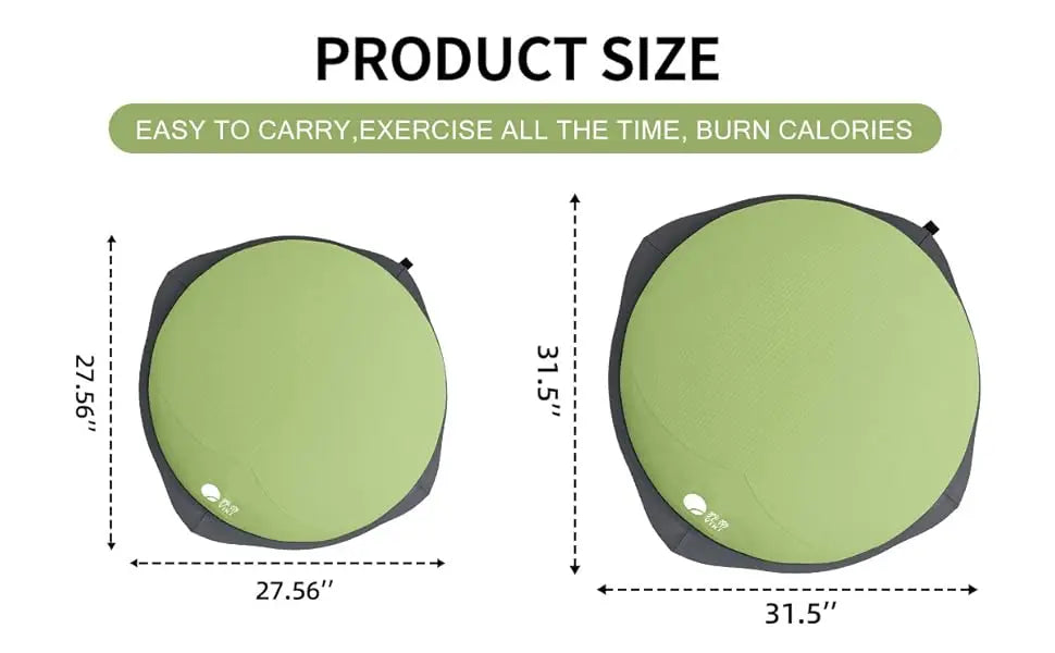 Balancing half ball trainer for core and stability/BOSU
