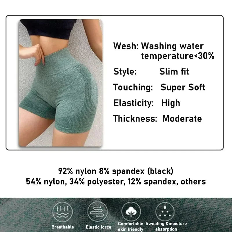 Women Yoga Shorts High Waist Workout Shorts