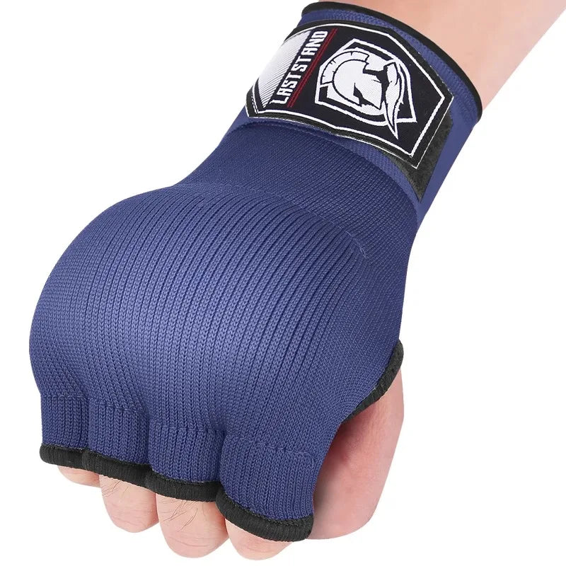 Boxing Hand Wrap Gloves Adjustable Half Finger