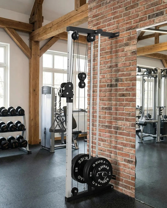 Wall Mount Cable Station Dual Pulley Cable Crossover Machine