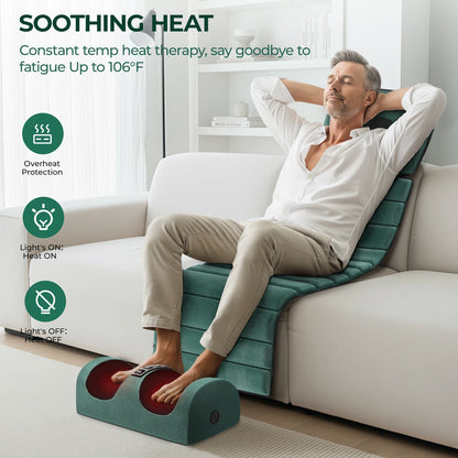 Full Body Massage Mat with Heat, Detachable Massager