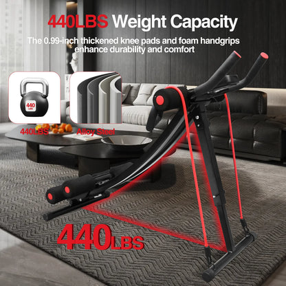 Foldable Ab Machine Workout Equipment for Home Gym