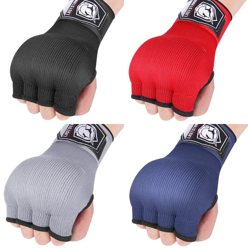Boxing Hand Wrap Gloves Adjustable Half Finger