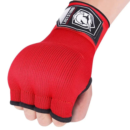 Boxing Hand Wrap Gloves Adjustable Half Finger