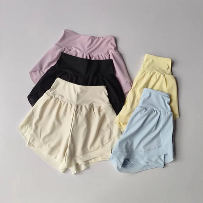 Women's Shorts Mesh 2 In 1 athletic Shorts