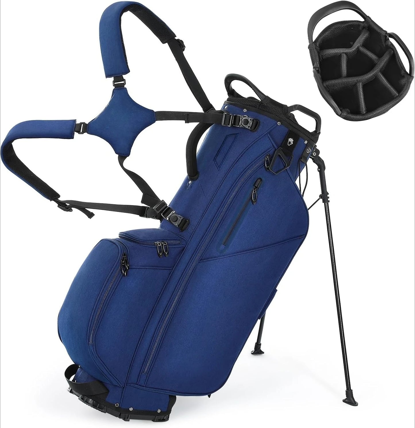 Golf Stand Bag, Lightweight with 7 Way Full-Length Dividers